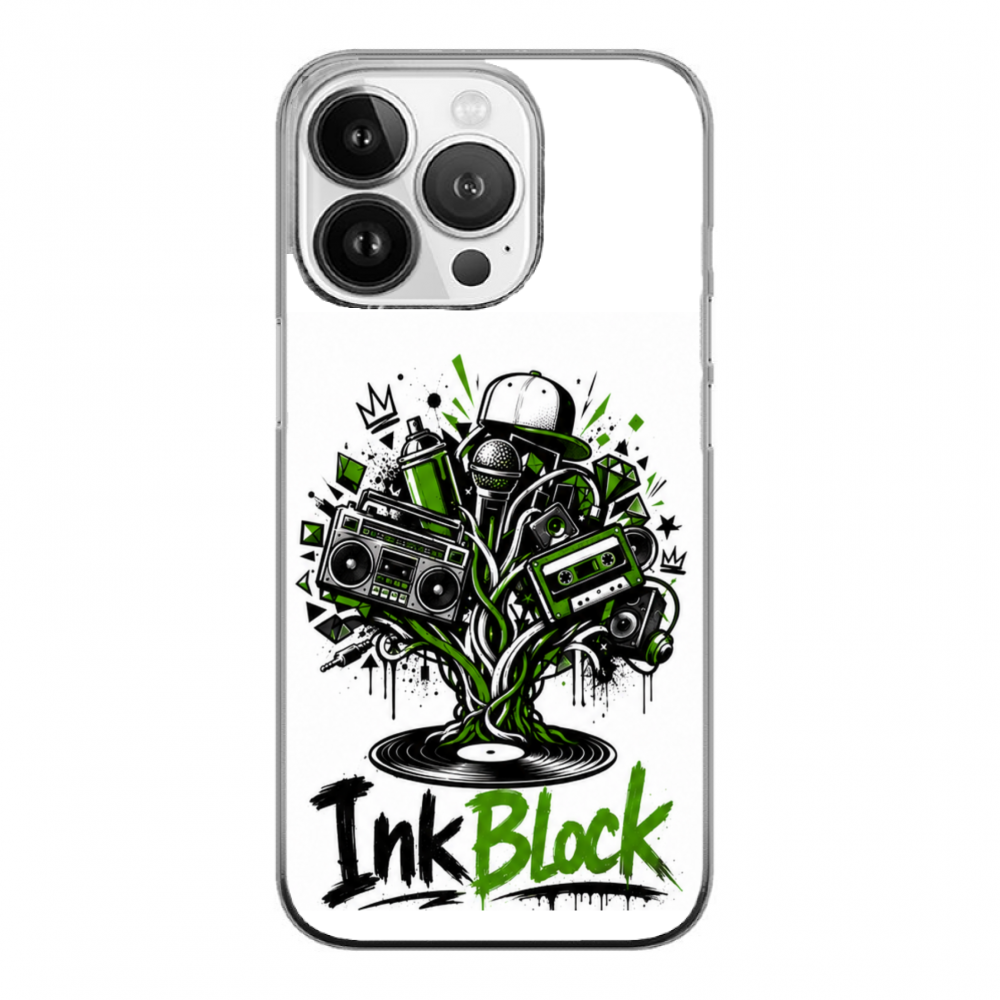 Cover Gomma iPhone 16 Pro Max Cover unica , con albero della vita rivisitato , i
