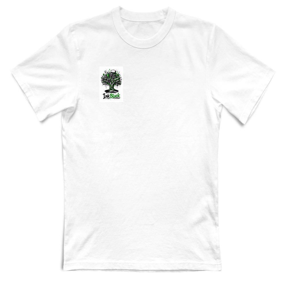 T-Shirt Unisex Maglietta InkBlock bianca